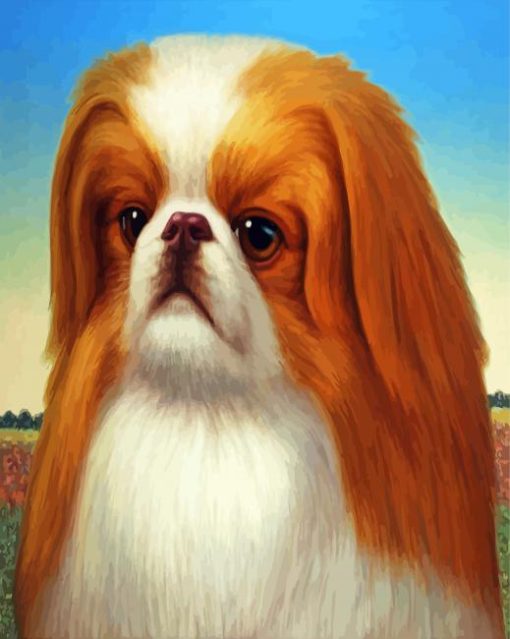 Pekingese Dog Art Diamond Painting