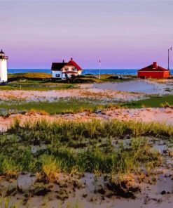 Provincetown Race Lighthouse Massachusetts Diamond Painting