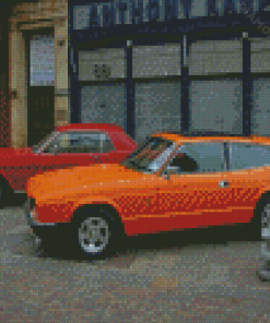 Reliant Scimitar Car Diamond Painting