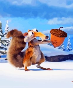 Scrat Ice Age Diamond Painting