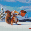 Scrat Ice Age Diamond Painting