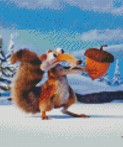 Scrat Ice Age Diamond Painting