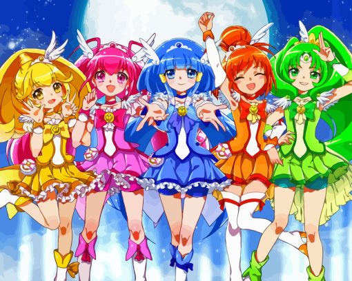 Smile Precure Art Diamond Painting