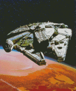 Star Wars Millennium Falcon Starship Diamond Painting