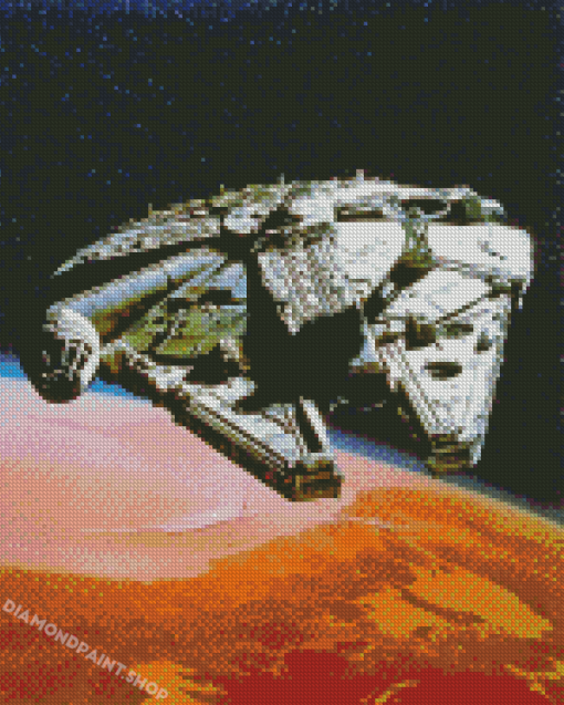 Star Wars Millennium Falcon Starship Diamond Painting