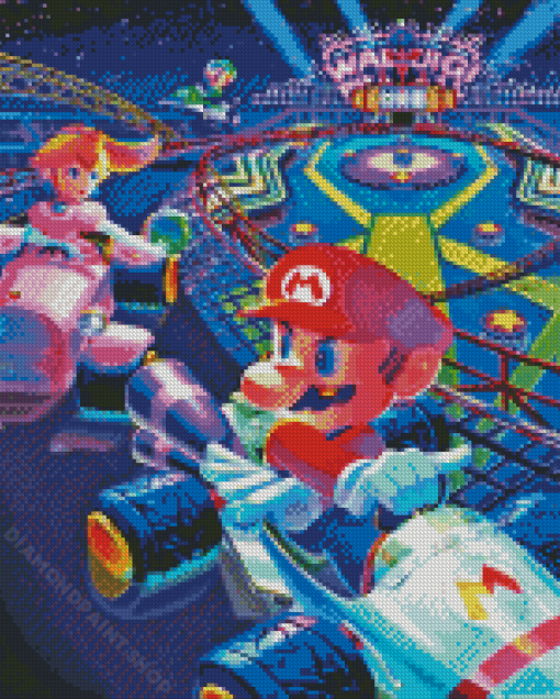 Super Mario Kart Diamond Painting