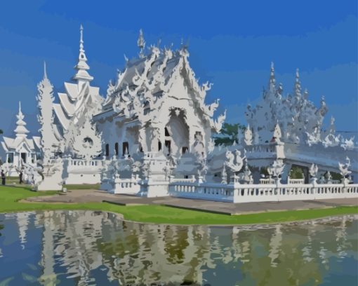 Thailand Wat Rong Khun Diamond Painting