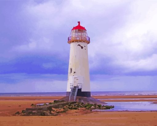 The Talacre Lighthouse Wales Diamond Painting