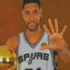 Tim Duncan American Basketballer Diamond Painting