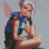 Valorant Jett Game Character Diamond Painting