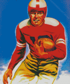 Vintage 1946 Football Diamond Painting