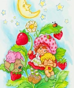 Vintage Strawberry Shortcake Diamond Painting