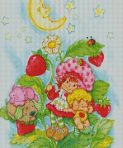 Vintage Strawberry Shortcake Diamond Painting