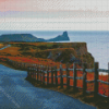 Worms Head Rhossili Bay Diamond Painting