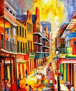 Aesthetic Bourbon Street Diamond Painting