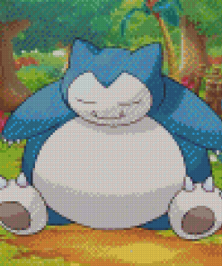 Aesthetic Snorlax Diamond Painting