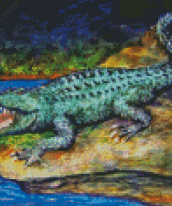 Aesthetic Alligator Diamond Painting