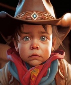 Baby Cowboy Diamond Painting