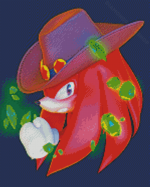 Cool Knuckles The Echidna Diamond Painting