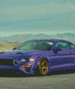 Cool Purple Car Diamond Painting