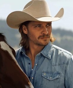 Cowboy Luke Grimes Diamond Painting