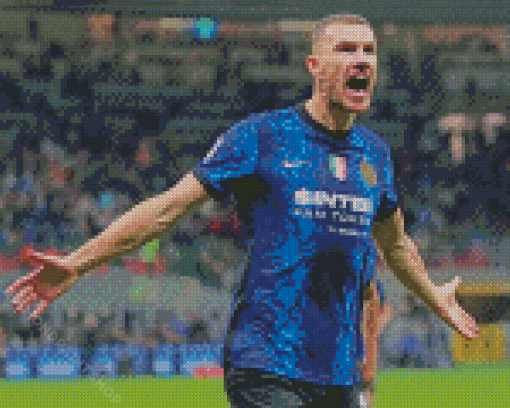 Edin Dzeko Diamond Painting