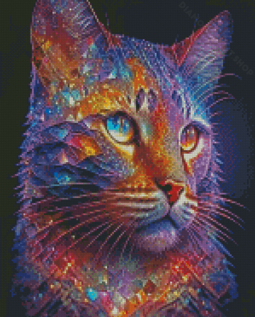 Galaxy Cat Diamond Painting