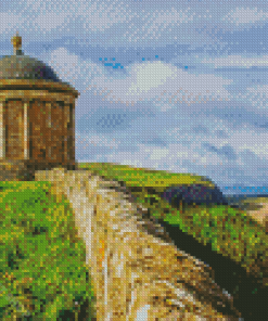 Mussenden Temple Landscape Diamond Painting