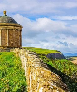 Mussenden Temple Landscape Diamond Painting