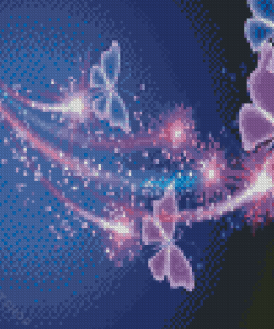 Purple Butterfly Diamond Painting