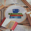 Teacup Books Cross Stitch Diamond Painting