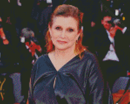 The Actress Carrie Fisher Diamond Painting