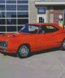 1970 Super Bee Hemi Orange Car Diamond Painting