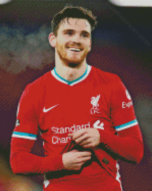 Andy Robertson Liverpool Footballer Diamond Painting