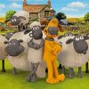 Animated Movie Shaun The Sheep Diamond Painting