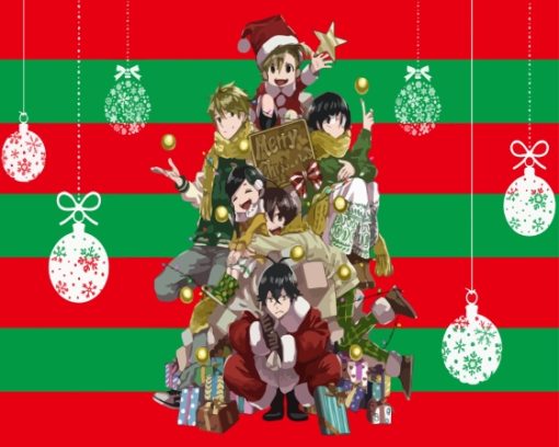 Barakamon Christmas Poster Diamond Painting