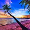 Beach Sundown View Diamond Painting