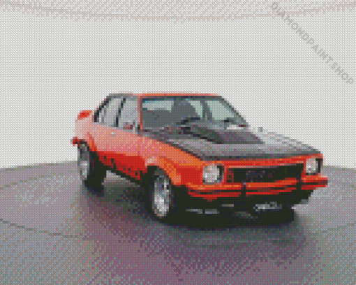 Black And Red Holden Torana Diamond Painting