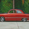 Brown 49 Ford Coupe Side View Diamond Painting