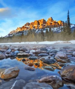 Castle Mountain Banff Diamond Painting