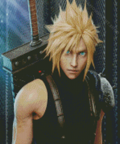 Cloud Strife Diamond Painting