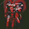 Deadpool And Harley Quinn Diamond Painting