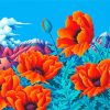 Desert Poppies Diamond Painting