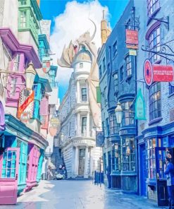 Diagon Alley Art Diamond Painting