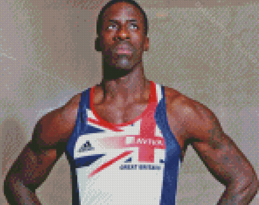 Dwain Chambers British Champion Diamond Painting