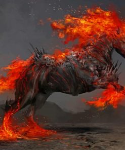 Fire Horse Diamond Painting