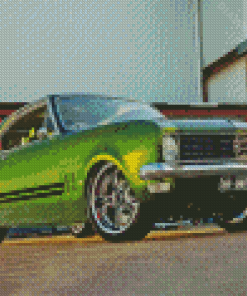 Green Holden Monaro Car Diamond Painting