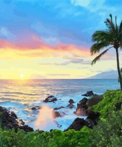 Hawaiian Scenery Diamond Painting