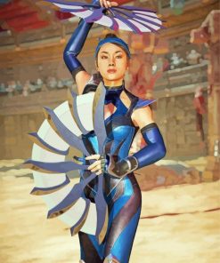 Kitana Anime Character Diamond Painting