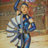 Kitana Anime Character Diamond Painting